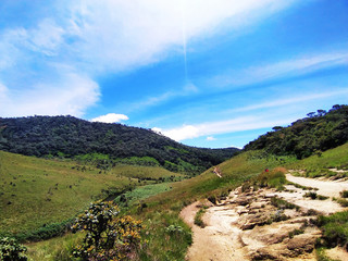 landscape with mountain and sky