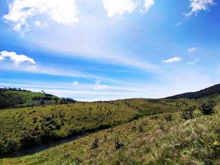 landscape with mountain and sky