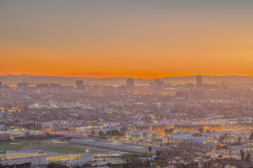 Obraz premium Greater Los Angeles in the Evening