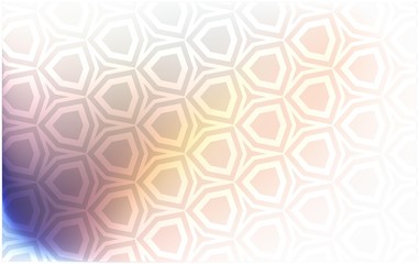 Light Blue, Yellow vector template in hexagonal style. Design in abstract style with hexagons. Pattern for landing pages.