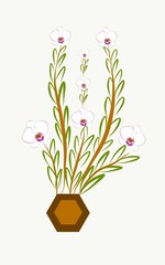 vase with flowers