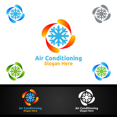 Snow Air Conditioning and Heating Services Logo