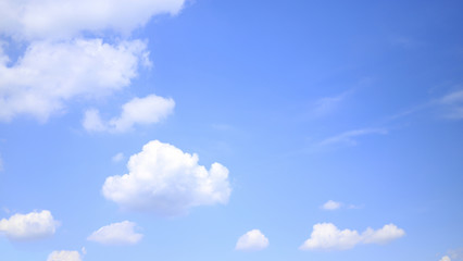 Naklejka na ściany i meble natural blue clear sky in daytime 