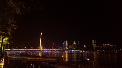 Fototapeta na wymiar Guangzhou city and tour view