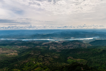 Panoramic view of the Magdalena river