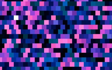 Light Pink, Red vector blurry rectangular background. Geometric background in square style with gradient. The pattern can be used for brand-new background.