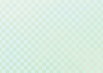 市松模様 和紙素材 緑色