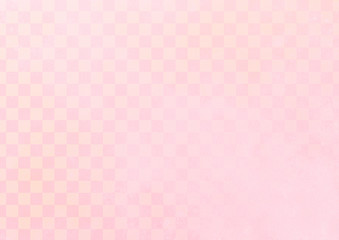 市松模様 和紙素材 桃色