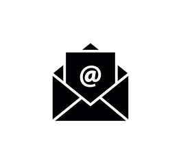Email icon vector logo design template illustration