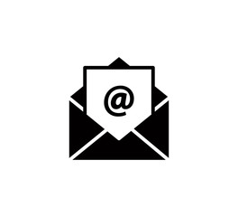 Email icon vector logo design template illustration