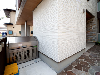 マンションのゴミ集積場