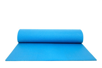 Fototapeta premium Isolated Yoga mat on white background