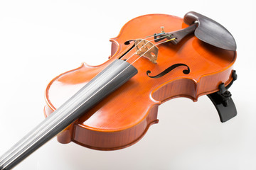 Fototapeta na wymiar 木製バイオリン