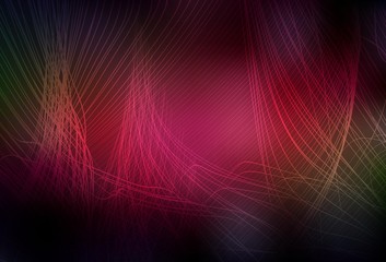 Dark Red, Yellow vector blurred and colored pattern.