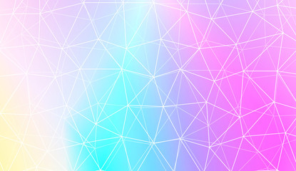 Polygonal pattern with triangles mosaic cover. Style for your business design. Vector illustration. Creative gradient color.