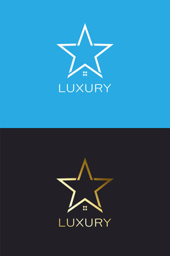 Star House Real Estate . Logo design