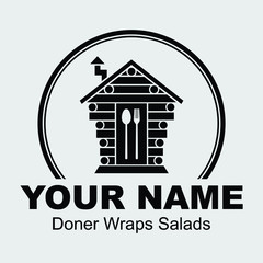 Doner Wraps Salads logo vector