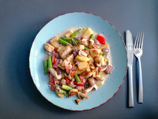 rice with vegetables