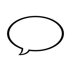 Communication bubble icon vector design