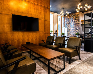 Coffee and tea bar indoor building