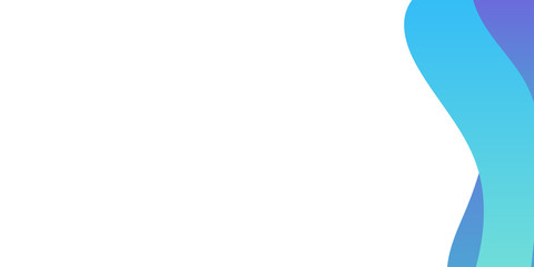 Abstract blue vector background with wave 