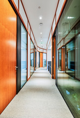 A common hallway in the office