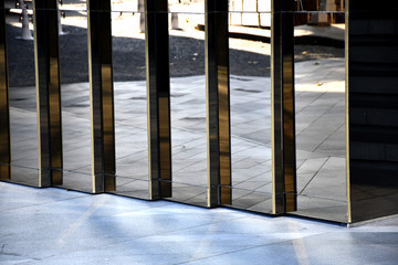 Mirror glass facade, Concept image for architecture design or abstract idea for commercial building...