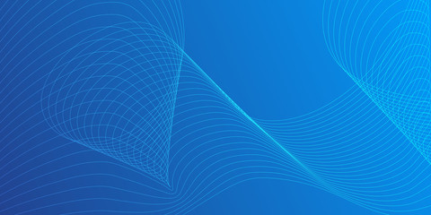 blue gradient with abstract line background