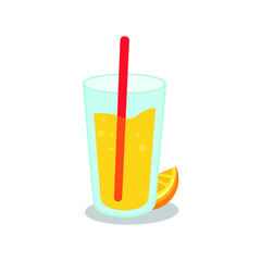 lemonade drink logo design template.