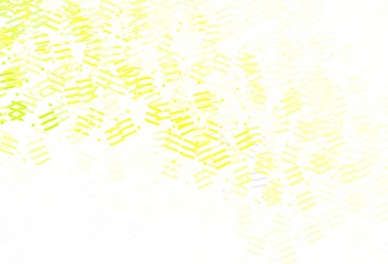 Light Green, Yellow vector template with repeated sticks.