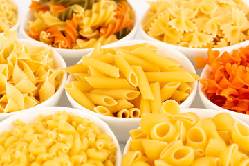 Various kind of pasta