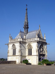Fototapeta na wymiar Chapelle château d'Amboise
