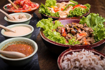 Mexican style chicken fajitas