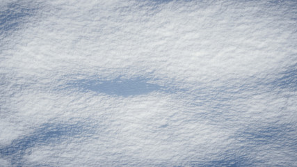 Snow texture in sunny weather with shadows