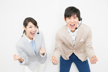 中継リポーター
