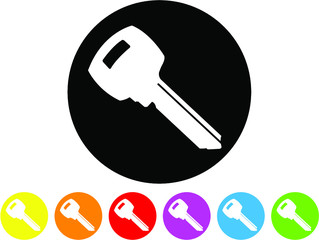 keys icons vector illustration