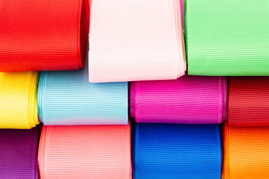 Colorful Grosgrain Ribbons