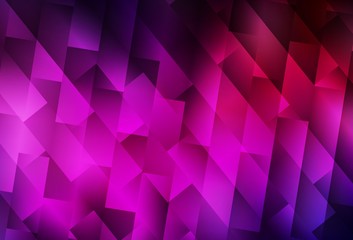 Dark Pink vector layout with lines, rectangles.