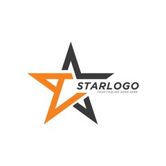 Star logo icon vector. Simple design concept logo.