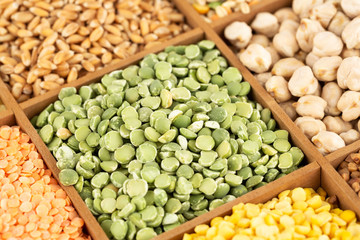 Collection of cereals and beans