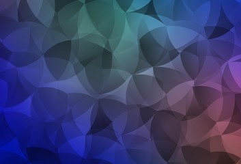 Light Blue, Red vector pattern with random forms.