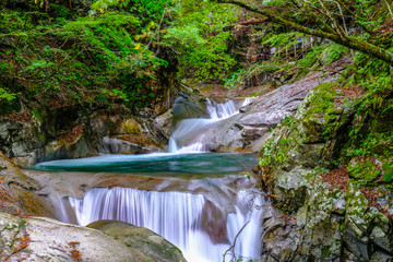 山梨県の西沢渓谷