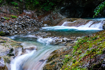 山梨県の西沢渓谷