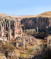 Beautiful landscape with Ihlara Valley and Canyon - Ihlara, Cappadocia, Turkey
