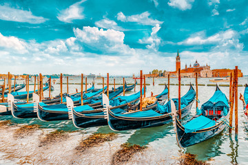 Panoramic view of Venice from the Campanile tower Island of Saint Giorgio Maggiore(Isola di S....