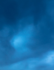 Clouds after rain on the sky at sunset.