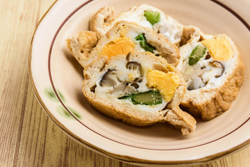 油揚げの巾着煮