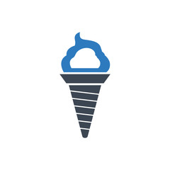 Ice creame icon ( vector illustration )