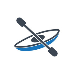 Row boat icon ( vector illustration )