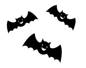 Fototapeta premium コウモリ ハロウィンのイラスト